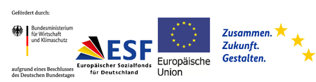 Logoleiste Bundeswirtschaftsministerium ESF ab 2021
