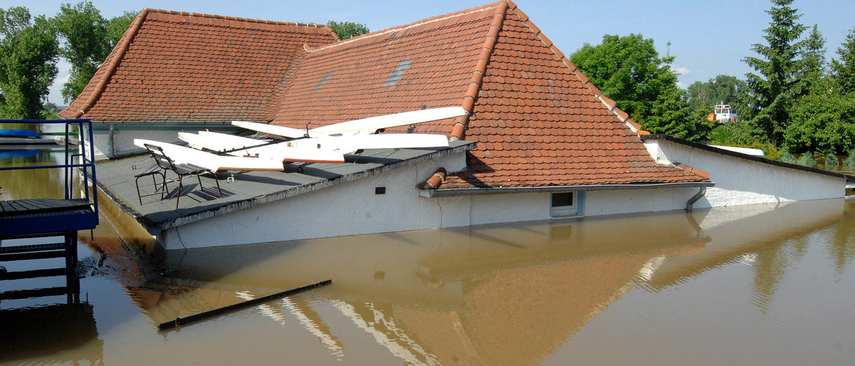 Hochwasser in Mühlberg