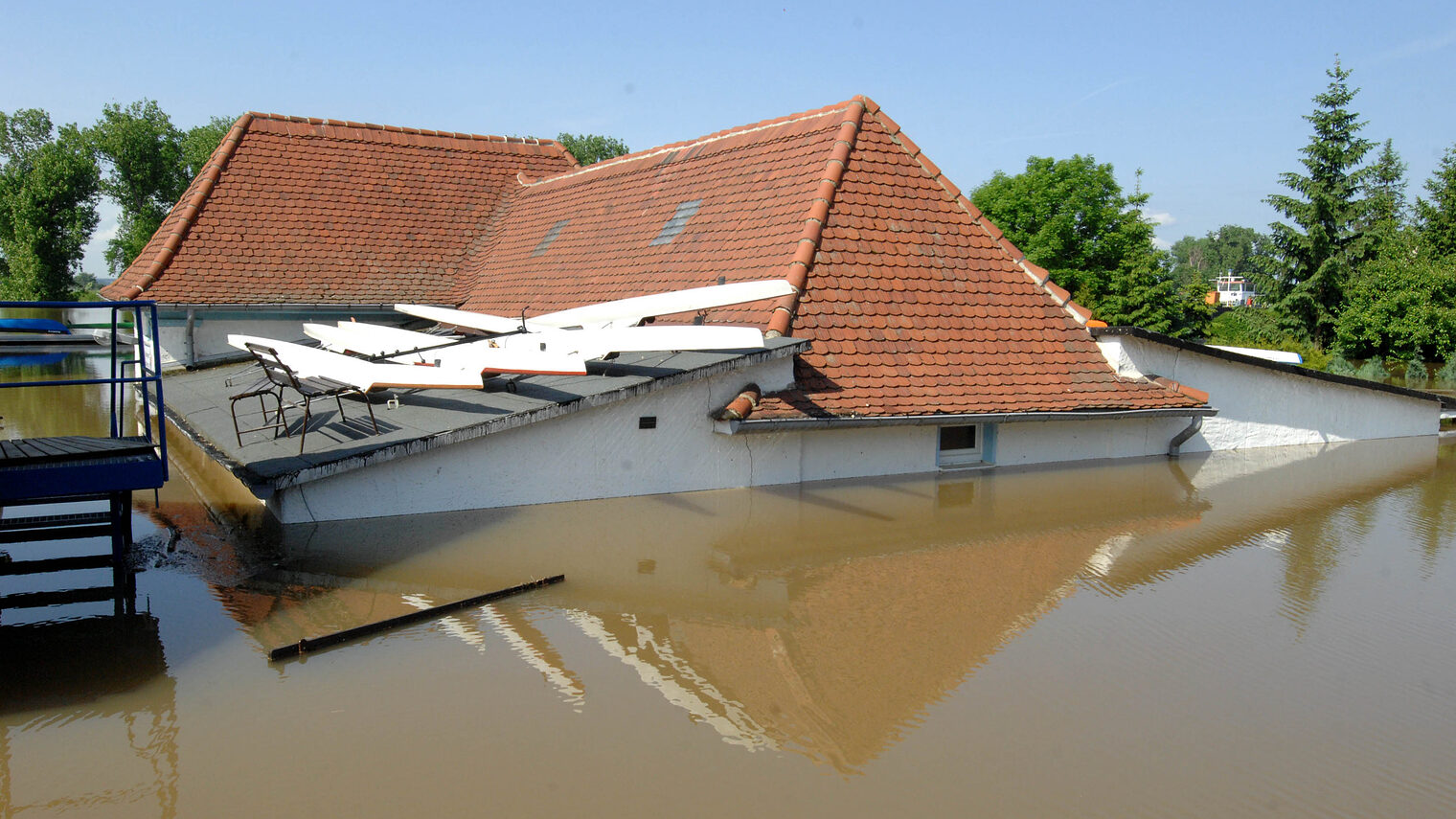 Hochwasser in Mühlberg