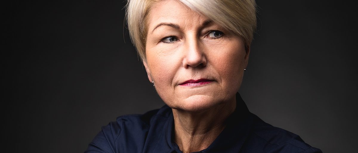 Corina Reifenstein nachdenklich