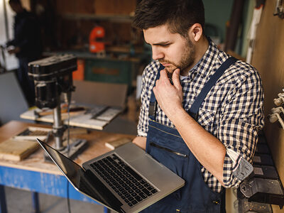 Laptop Handwerker