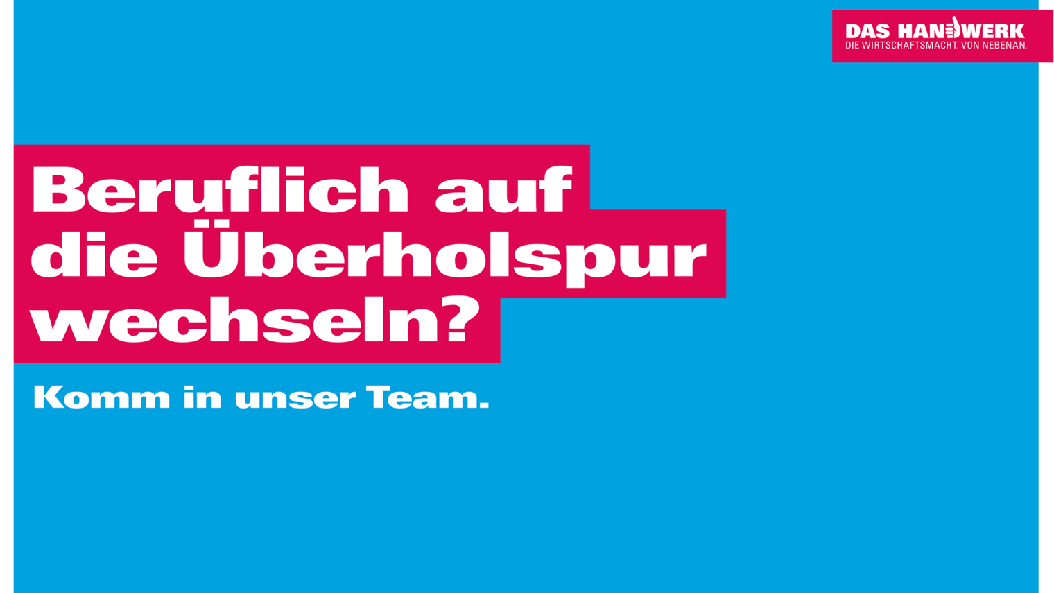 Imagekampagne Überholspur 2022