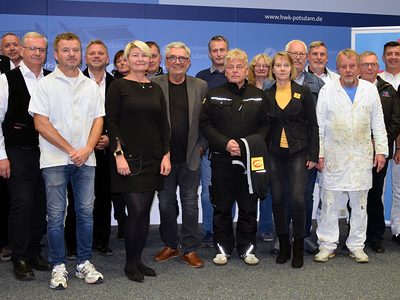 Handwerkergruppe bei Steinbach 2022