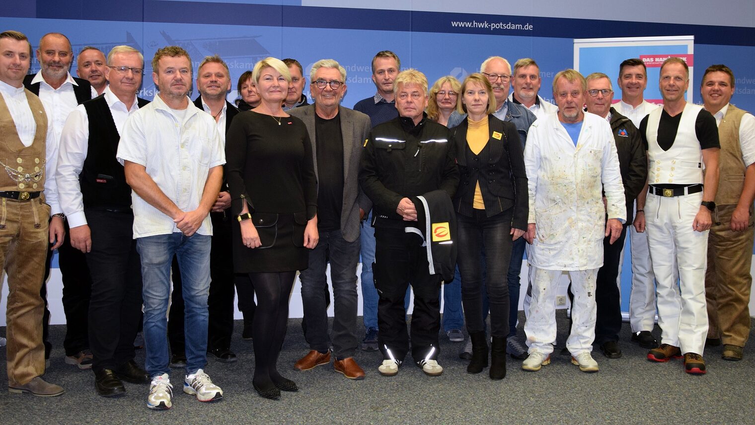 Handwerkergruppe bei Steinbach 2022