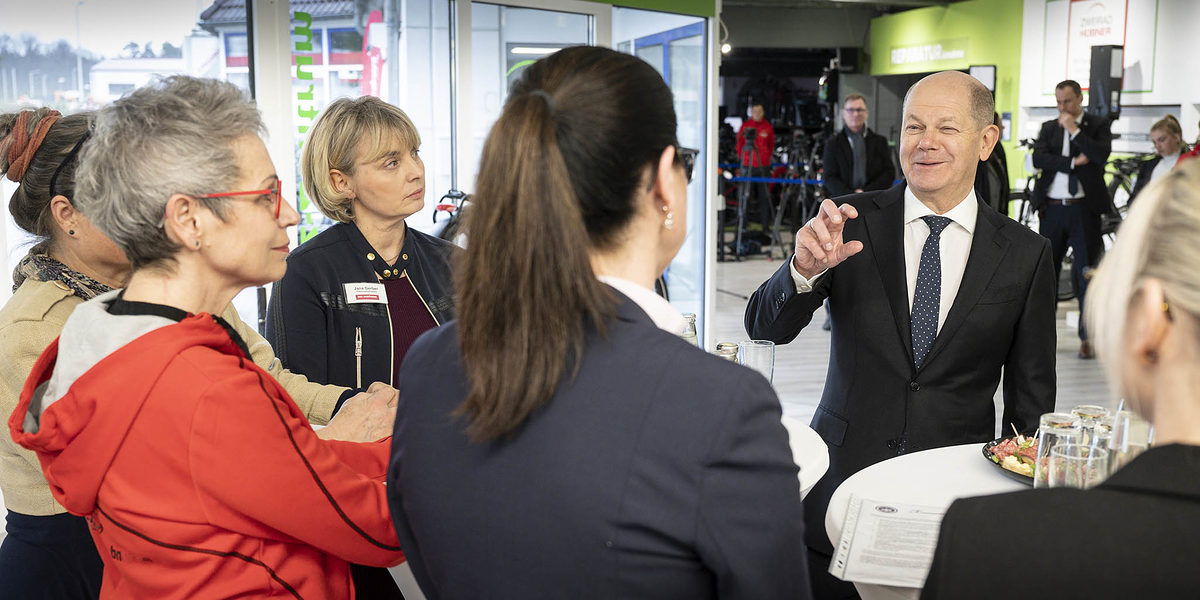 Besuch Arbeitskreis Unternehmerfrauen im Handwerk Cottbus