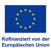 Logo DE-Kofinanziert von der Europäischen Union-vertikal-gelb
