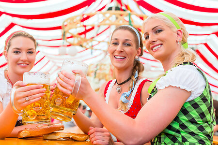 Gute Stimmung Oktoberfest 