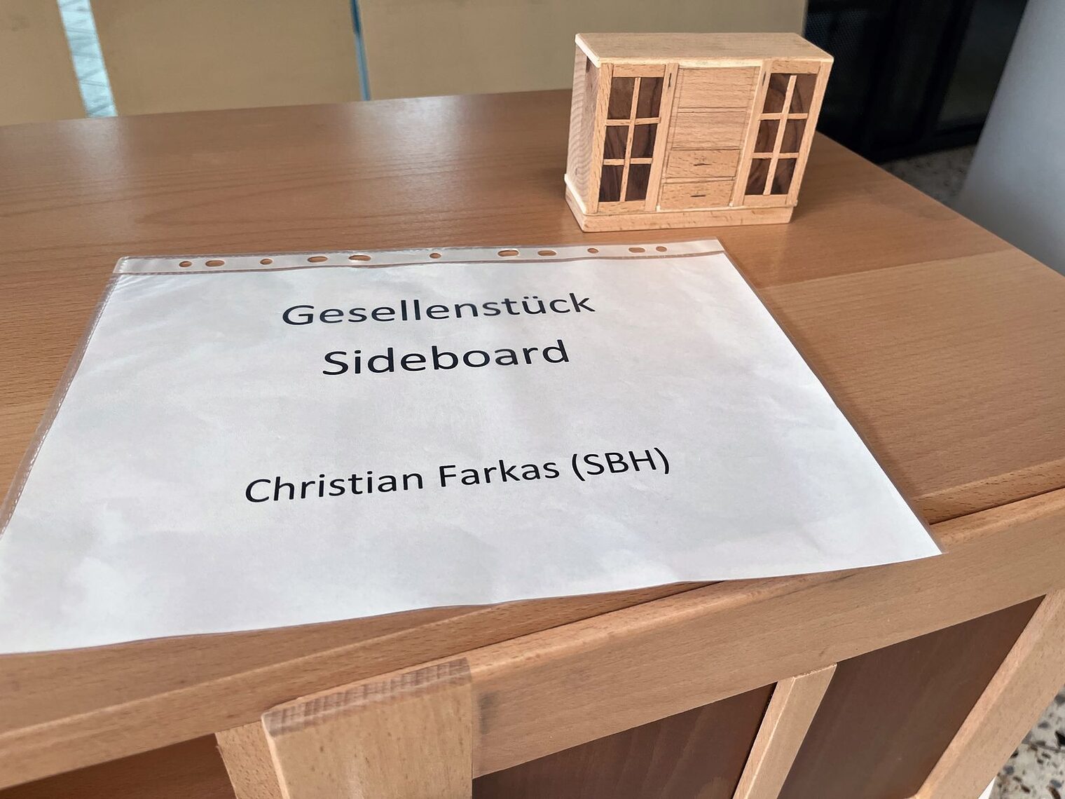 Gesellenprüfung Tischler 2023