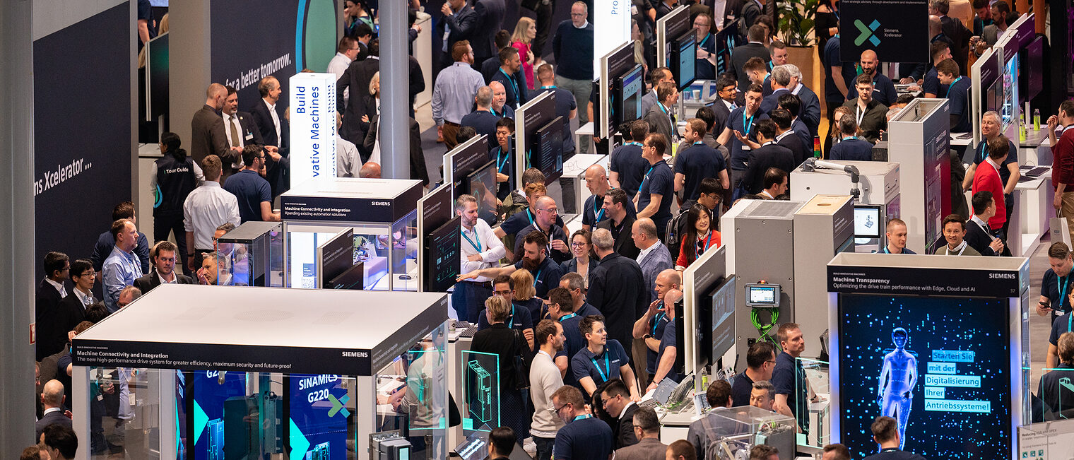HANNOVER MESSE 2023 Siemens, Halle 9, D53 Automation und Sensortechnik, CO2-neutrale Produktion, Digital Industries Full Solution Providers, Antriebstechnik, Fluidtechnik, Handhabung und Montage, Industrial Internet, Lineartechnik, Logistik Automation, Prozessautomation, Robotik