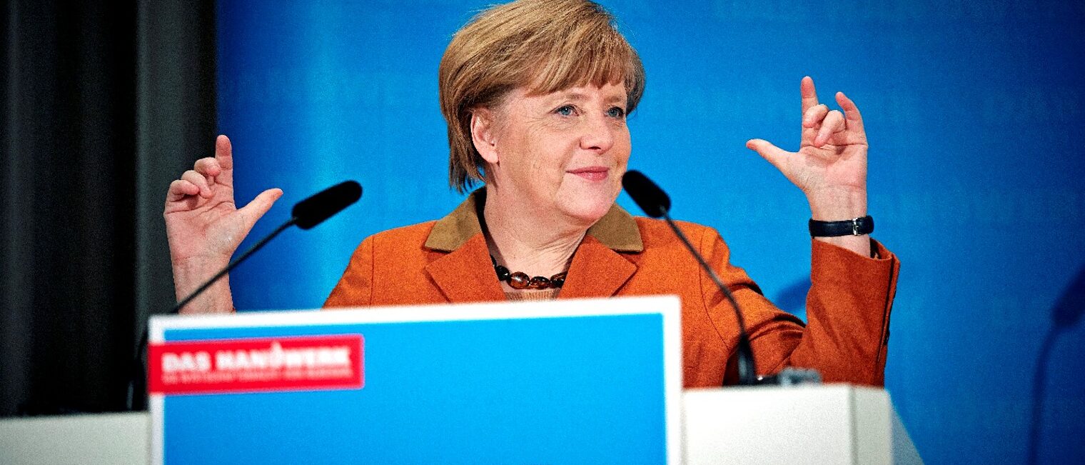 Imagekampagne Merkel Amtsuebergabe Wollseifer