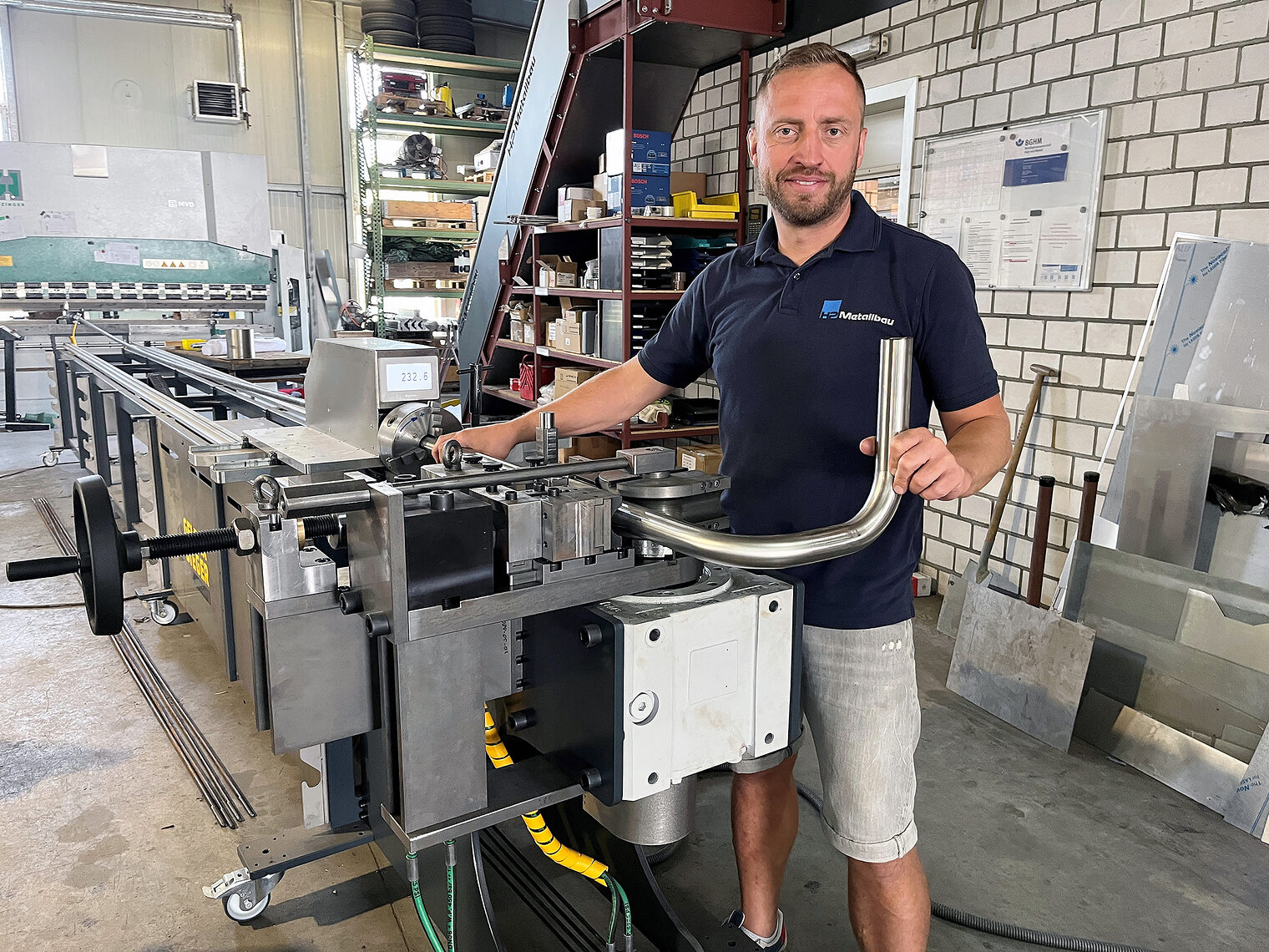 HP Metallbau Biegemaschine