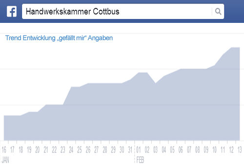 facebook Entwicklung Stand 14.02.2014