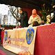 Stollenanschnitt Weihnachtsmarkt Cottbus