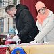 Stollenanschnitt Weihnachtsmarkt Cottbus