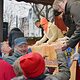 Stollenanschnitt Weihnachtsmarkt Cottbus