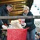 Stollenanschnitt Weihnachtsmarkt Cottbus