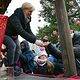 Stollenanschnitt Weihnachtsmarkt Cottbus