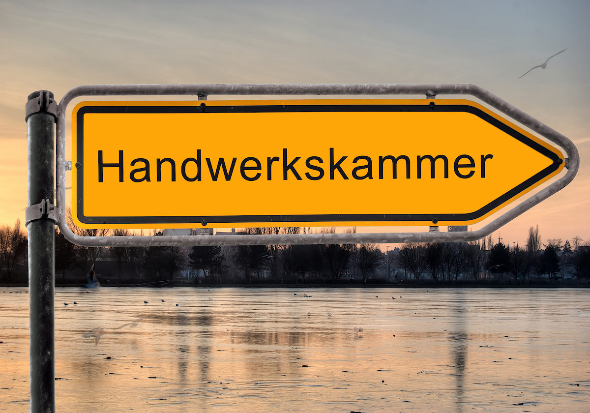 Handwerkskammer Schild