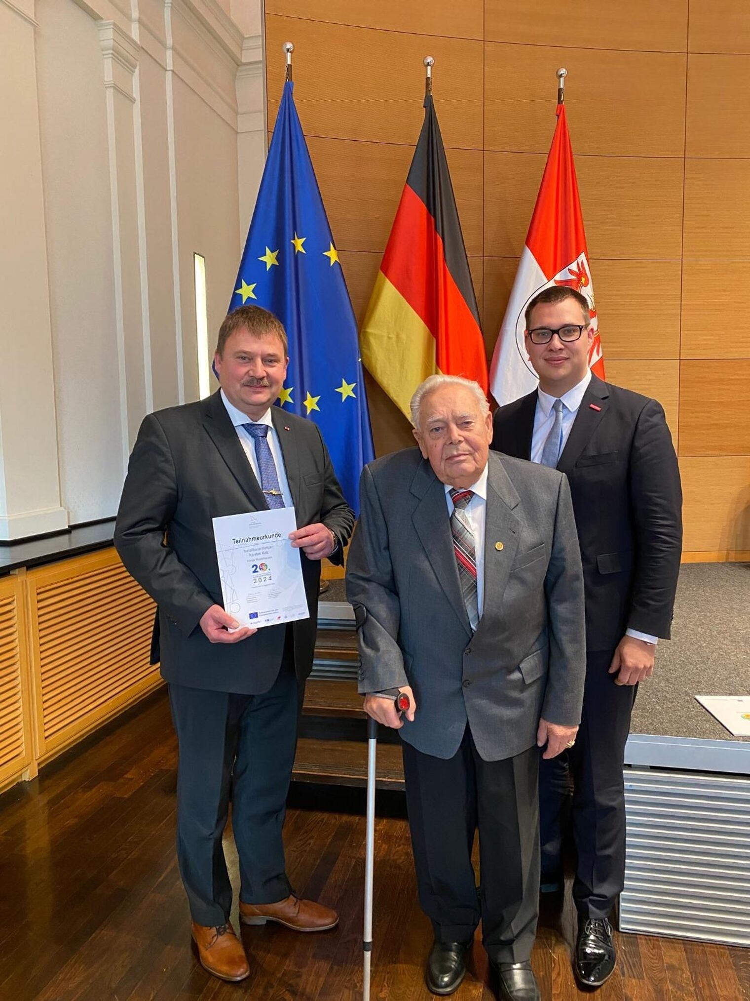 Metallbau Kalz nominiert Ausbildungspreis 2024