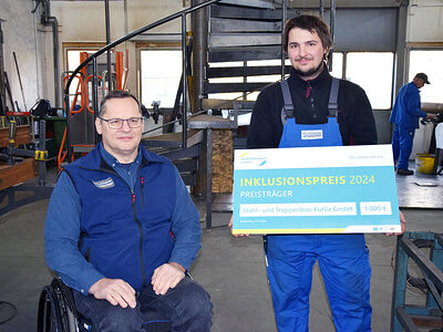 Inklusionspreis 2024 Thomas Kuhla und Leon Wolff