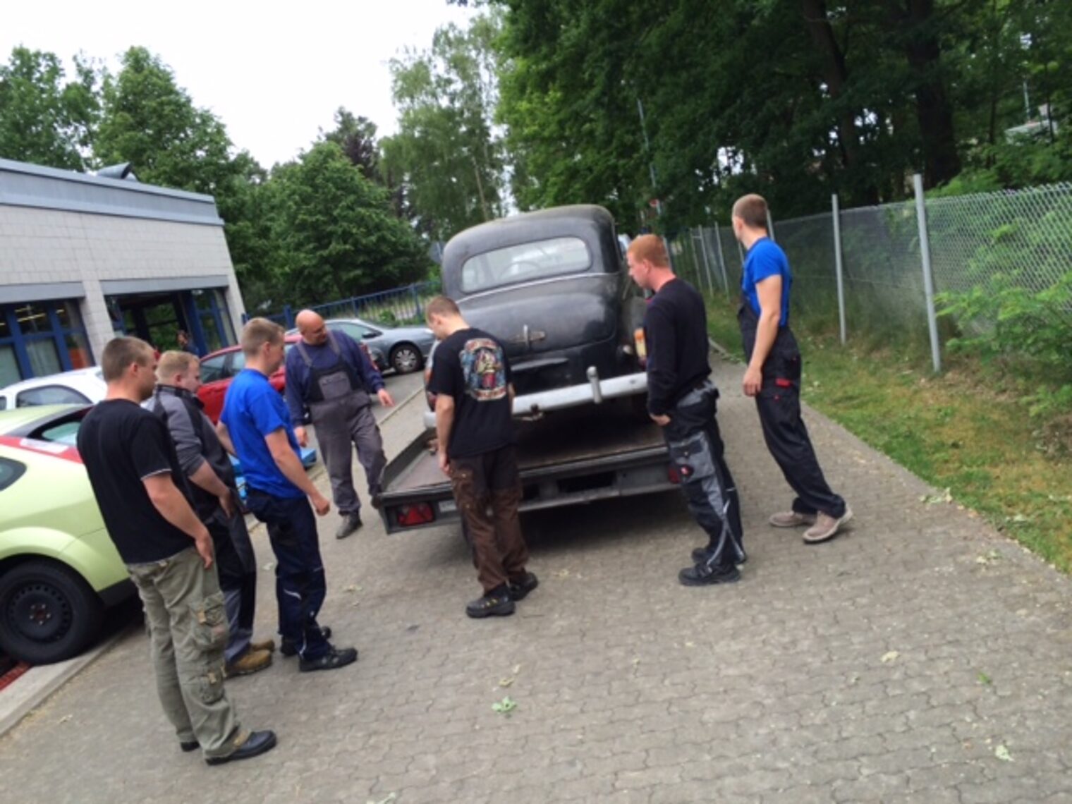 Oldtimer Ankunft