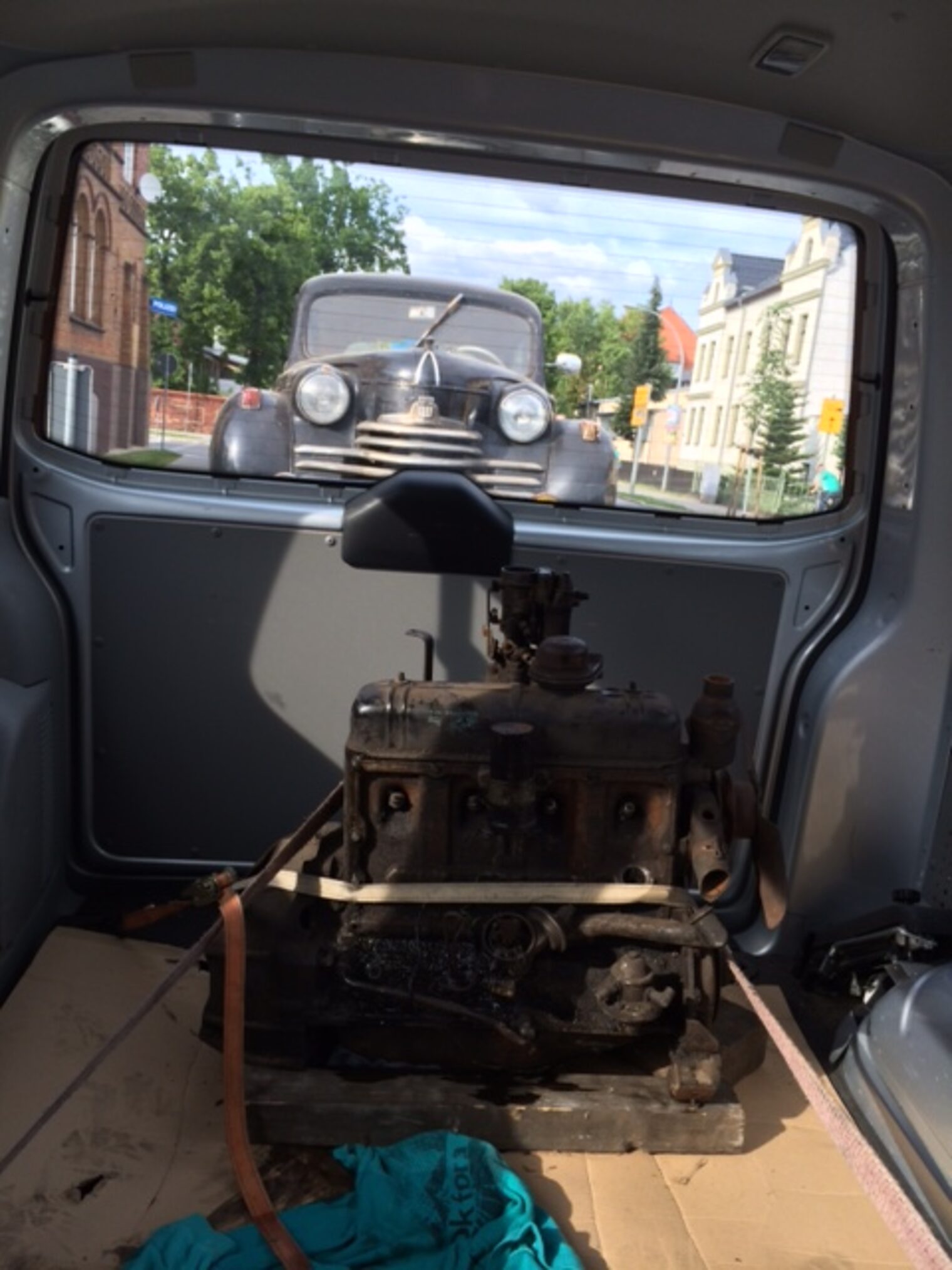 Oldtimer und Motor