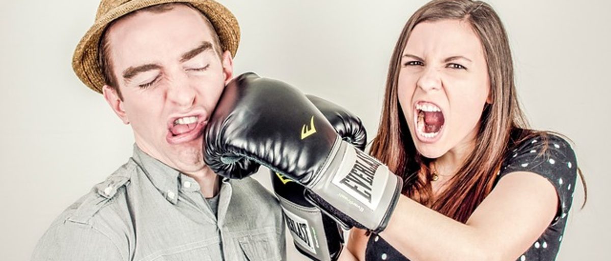 Boxen, Boxhandschuhe, Stress, Agression