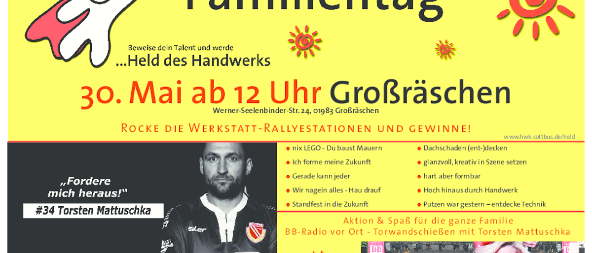 Anzeige Familientag Lausitzer Rundschau
