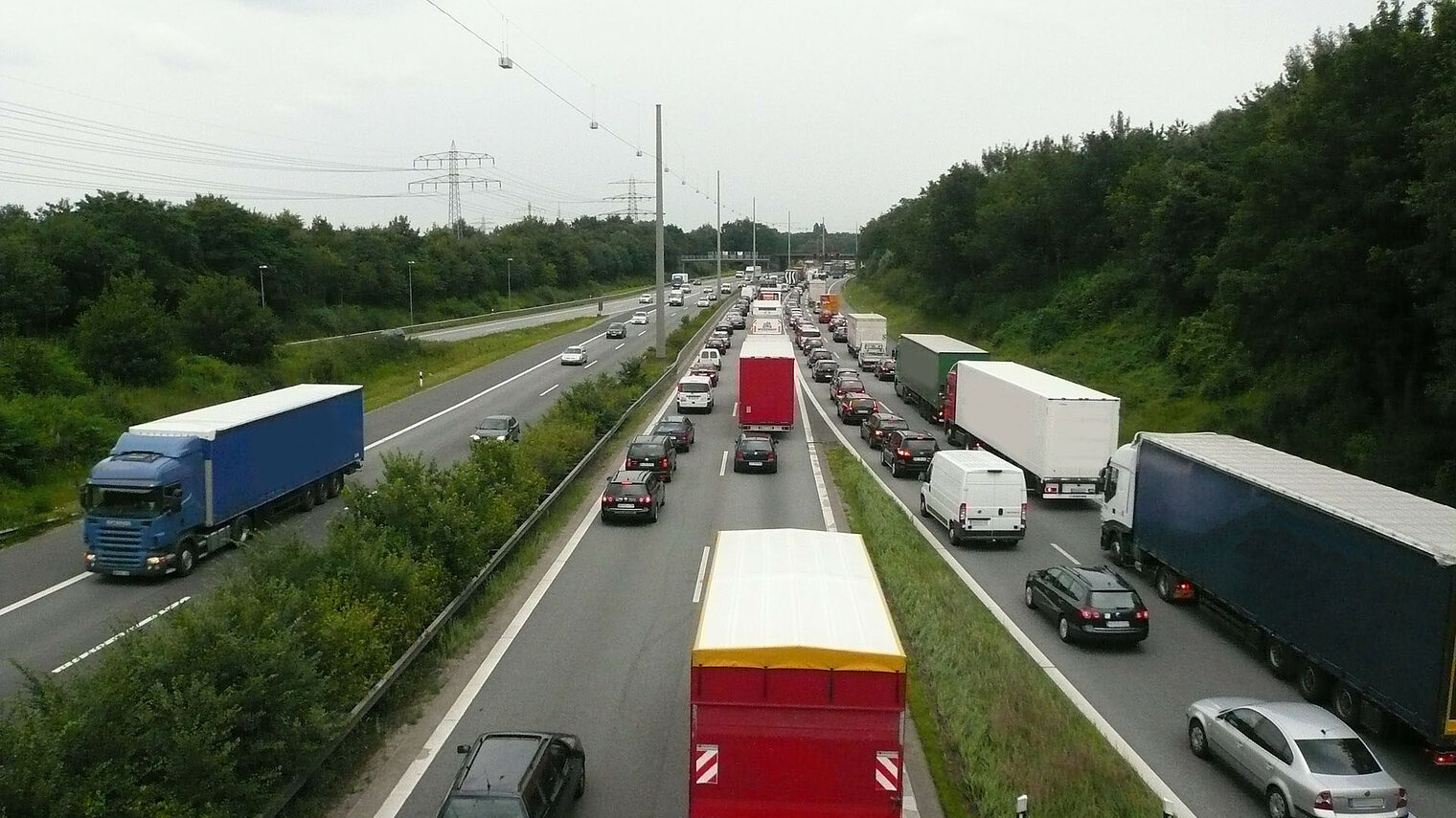 Verkehr LKW Autobahn Fahrtenschreiber