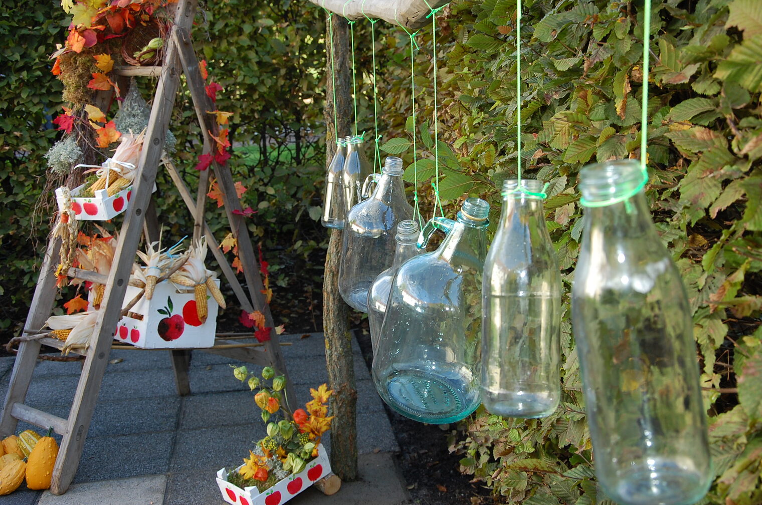 Demenzgarten Flaschen