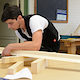 Großräschen Lehrbauhof der Handwerkskammer Cottbus Leistungswettbewerb des Deutschen Handwerks Toni Twrdek (Cottbus) Platz 4 (DDK Holzbau GmbH Röderland/Haida)