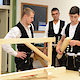 Großräschen Lehrbauhof der Handwerkskammer Cottbus Leistungswettbewerb des Deutschen Handwerks Toni Twrdek (Cottbus) Platz 4 (DDK Holzbau GmbH Röderland/Haida)