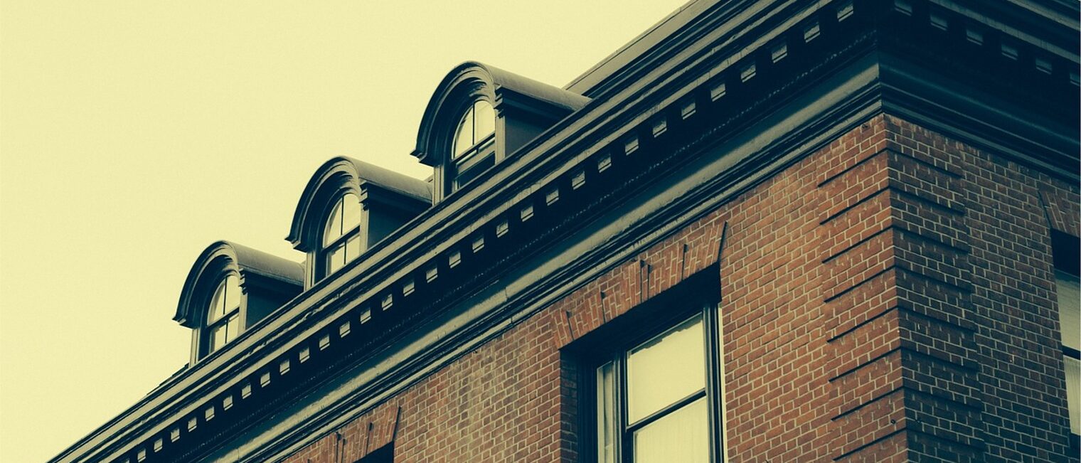 Fenster, Klinker, Dachfenster, Fassade