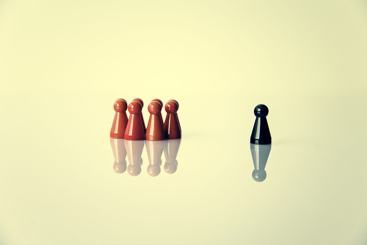 Unternehmenskultur & Personalmarketing personal, marketing, figur, chef, angestellte, quer, Querformat
