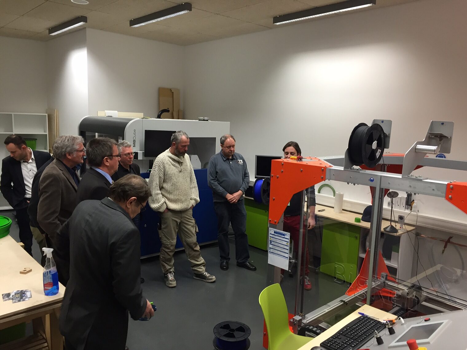 Eröffnungsveranstaltung Vortragsreihe Handwerk innovativ & digital TH Wildau - Vorstellung größter 3D-Drucker mit 1m3