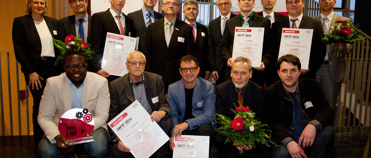 Preisträger des LWTP 2016, Foto: WiL / Andreas Franke Preisträger des LWTP 2016, Foto: WiL / Andreas Franke
