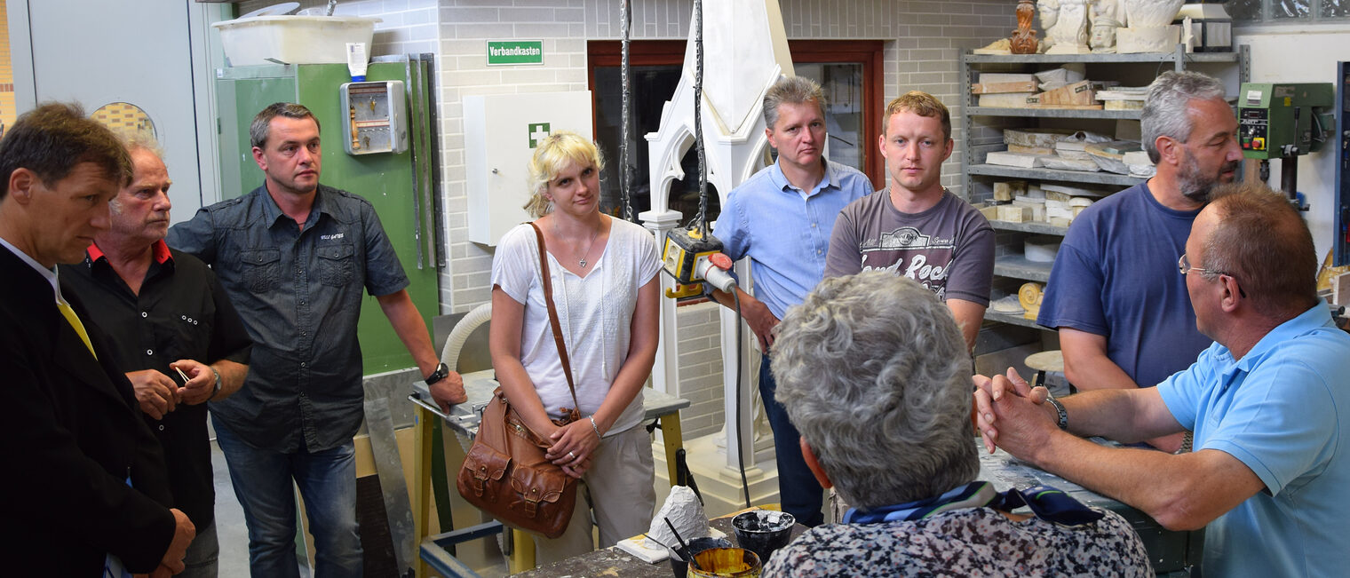 Lehrlinge, Lehrbauhof Großräschen, Ausbilderfrühstück