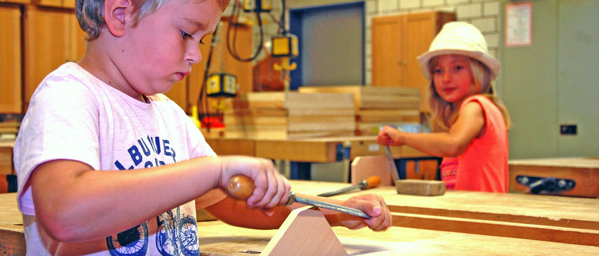 Hortkinder testen Handwerk