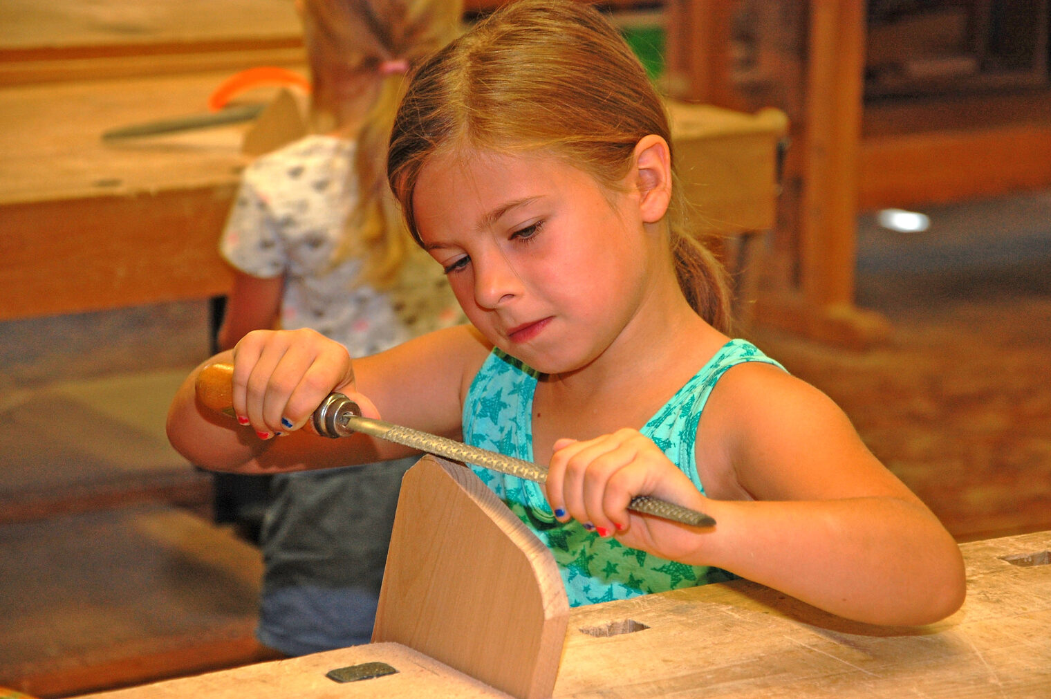 Hortkinder testen Handwerk