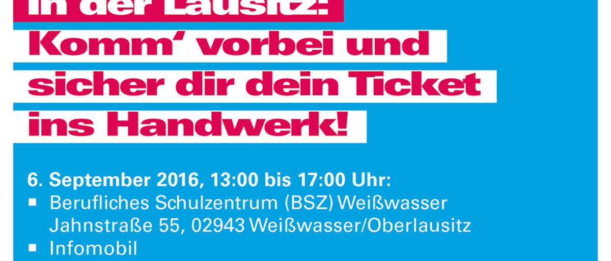 Anzeige Lastminute Lehrstellenbörse