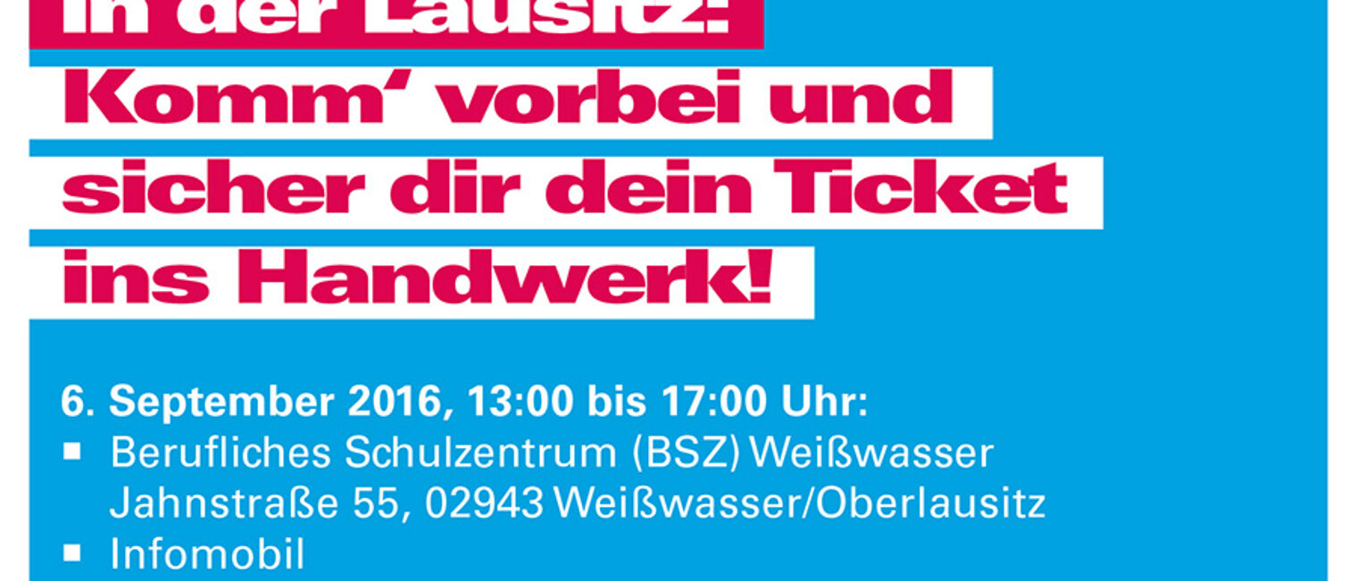 Anzeige Lastminute Lehrstellenbörse