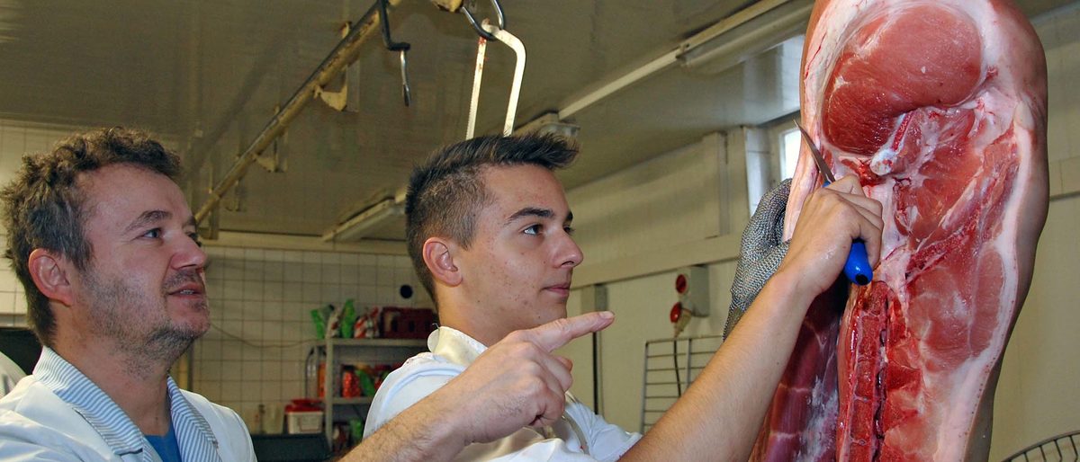 Französische Lehrlinge lernen in Südbrandenburg