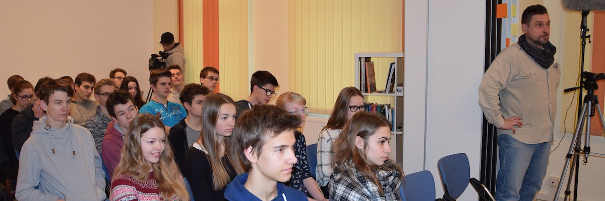 Unternehmer Planspiel mit Max-Steenbeck-Gymnasium