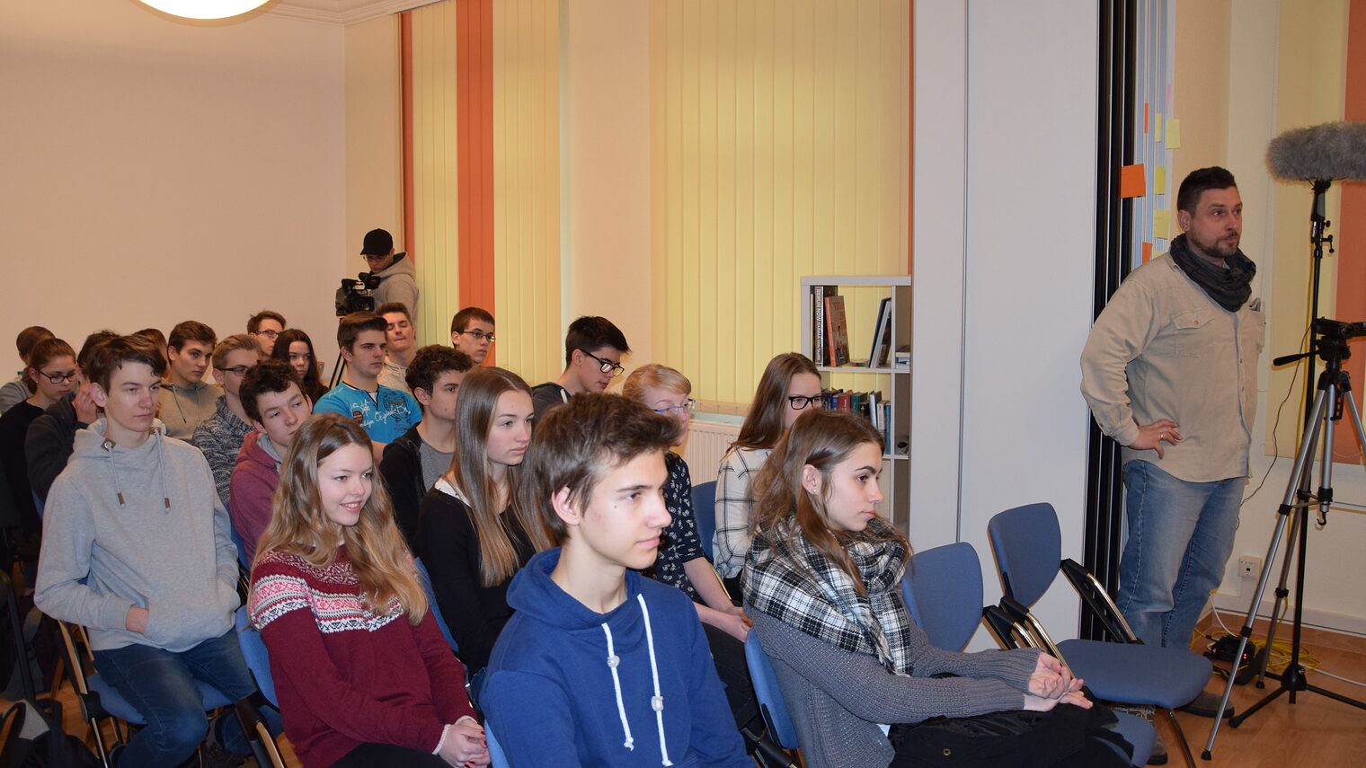 Unternehmer Planspiel mit Max-Steenbeck-Gymnasium