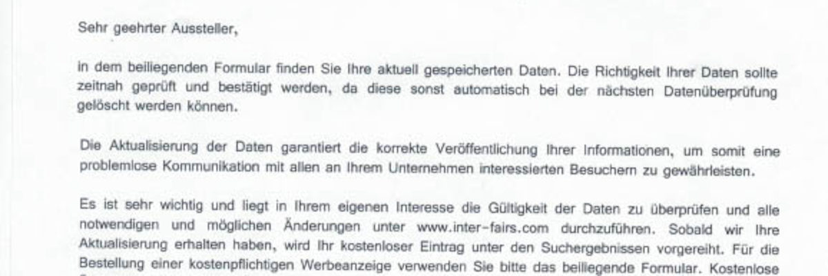 Gewerbefake