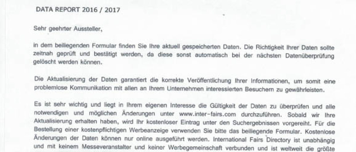 Gewerbefake