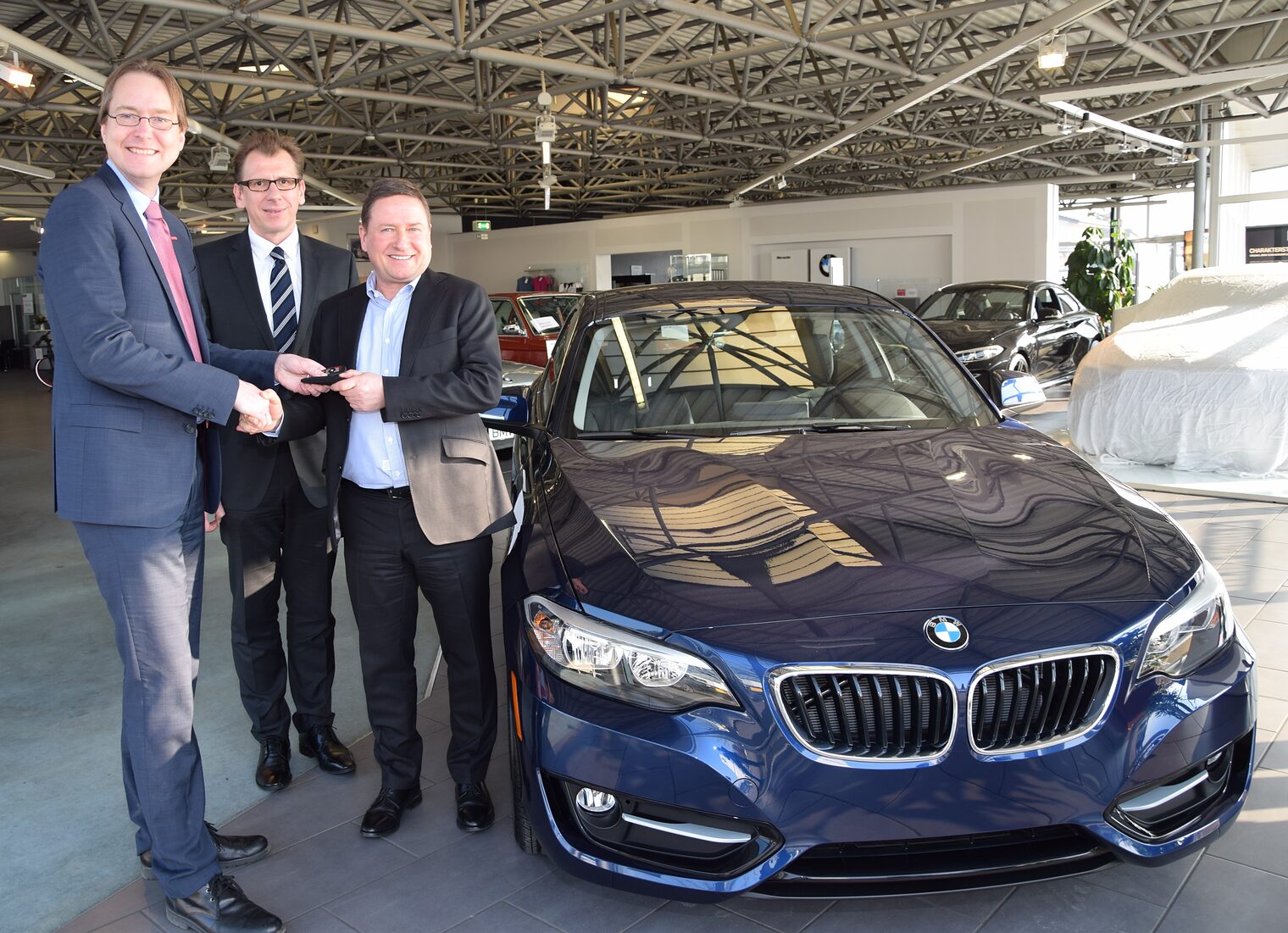 BMW Übergabe im Autohaus Wernecke