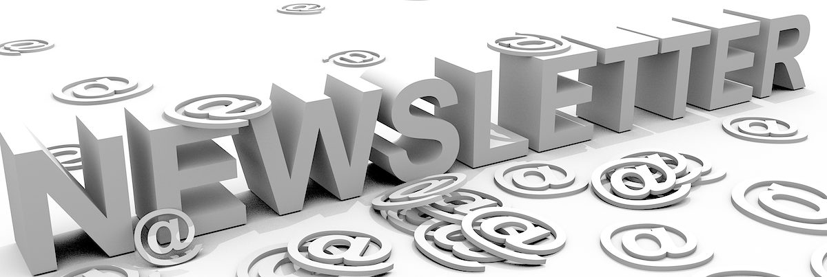 The word newsletter surrounded by alias @ signs The word newsletter surrounded by alias @ signs Schlagwort(e): newsletter, news, letter, new, message, @, mail, e-mail, email, communication, information, offer, sale, journalism, commercial, business, advertisement, commercial