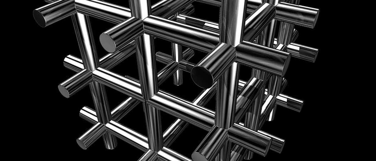 Metall,Innovation,geometrisches Gebilde