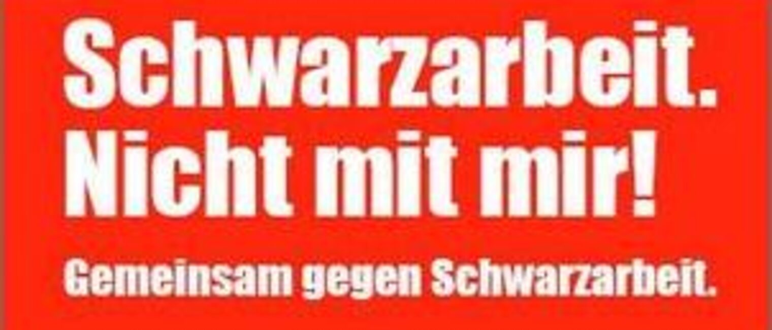 schwarzarbeit